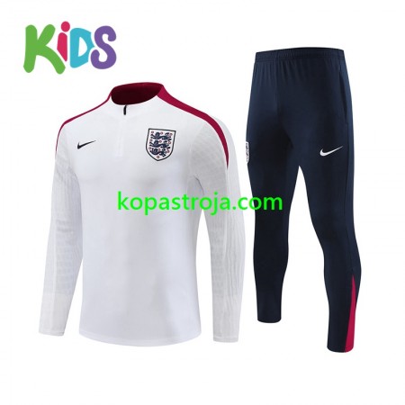 England Barn Tränings Sweatshirtställ Vit 2024